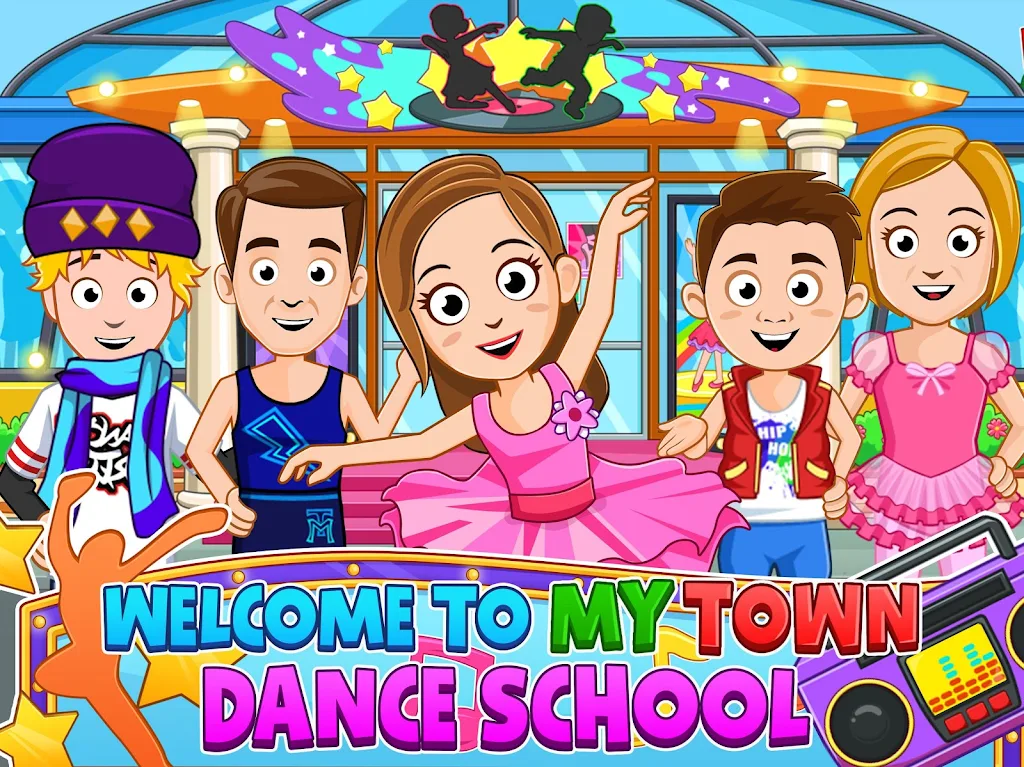 My Town: Dance School Fun Game Complete Unity Project