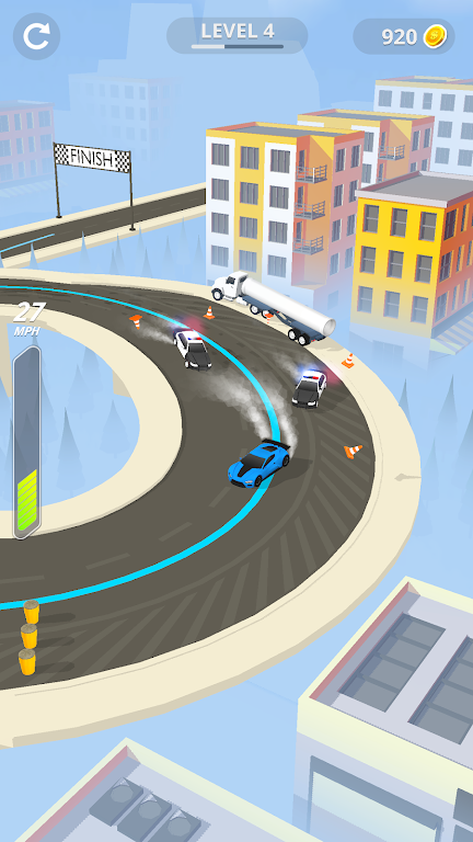 Line Race: Police Pursuit Complete Unity Project